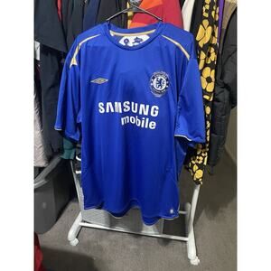 Size 3XL- VTG Chelsea Home Jersey 2005 Soccer Home Umbro